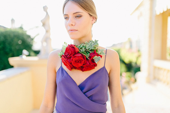 Rose neck piece