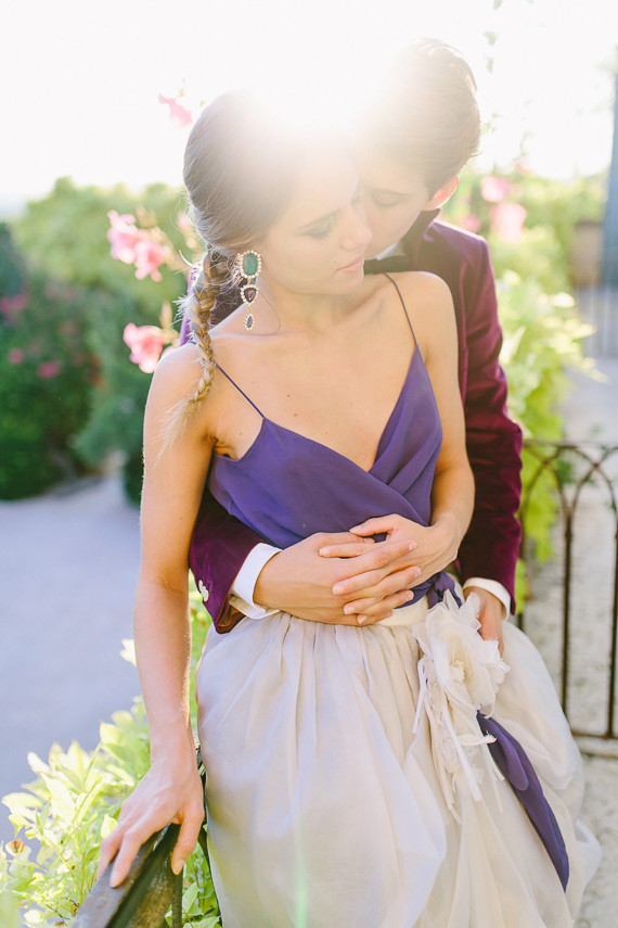 Modern Romeo & Juliet Wedding Inspiration Portrait