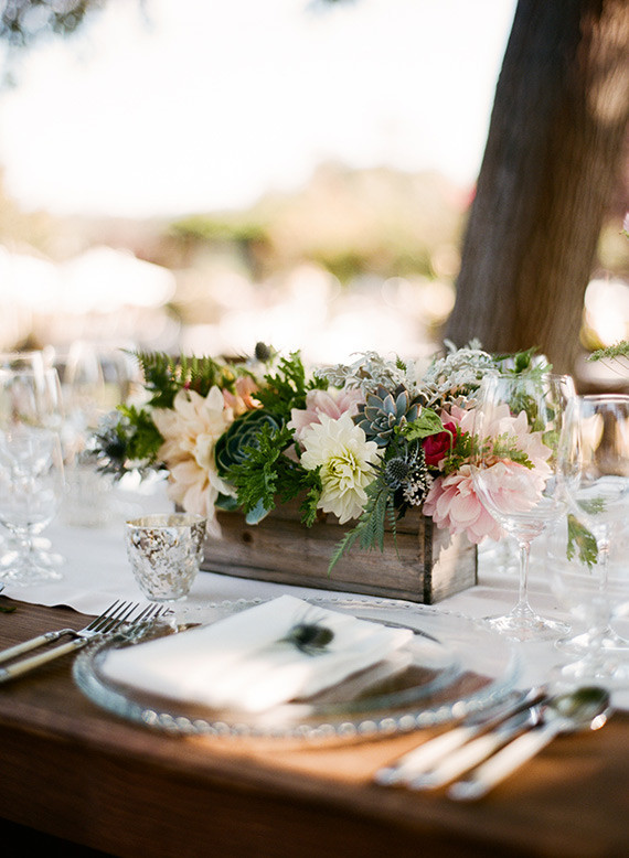Romantic Outdoor Napa Wedding Flowers Inspiration