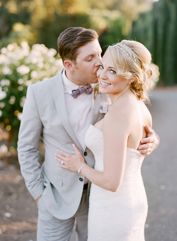 Romantic Outdoor Napa Wedding Portrait