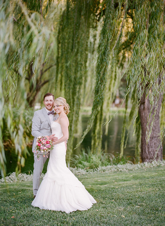 Romantic Outdoor Napa Wedding Portrait