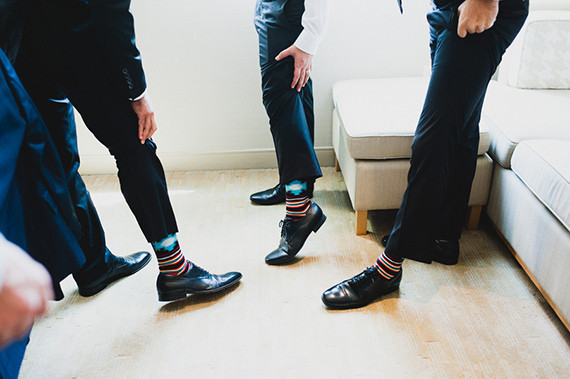 Groomsmen shoes and socks