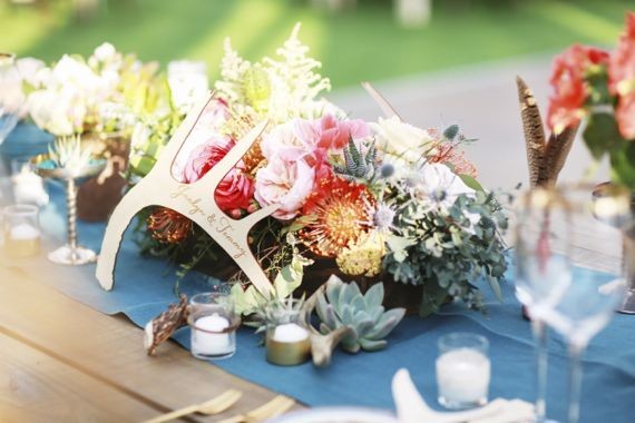 Modern Bohemian Southwestern Wedding Decor