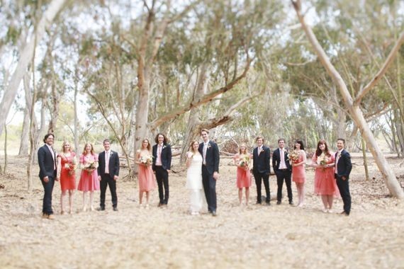 Modern Bohemian Southwestern Wedding Party
