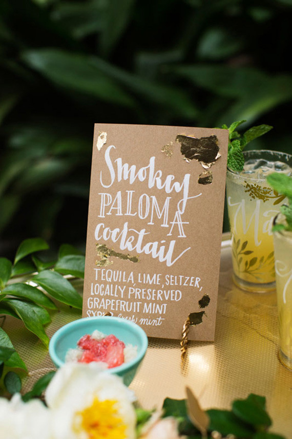 Cocktail signage