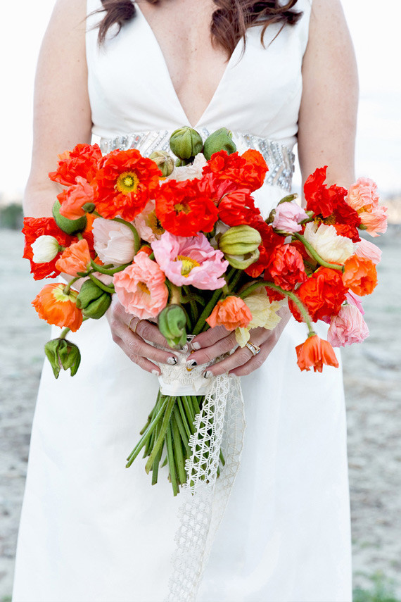 Pink and orange bouquet