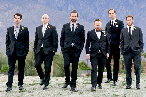 Palm Springs Wedding Groomsmen