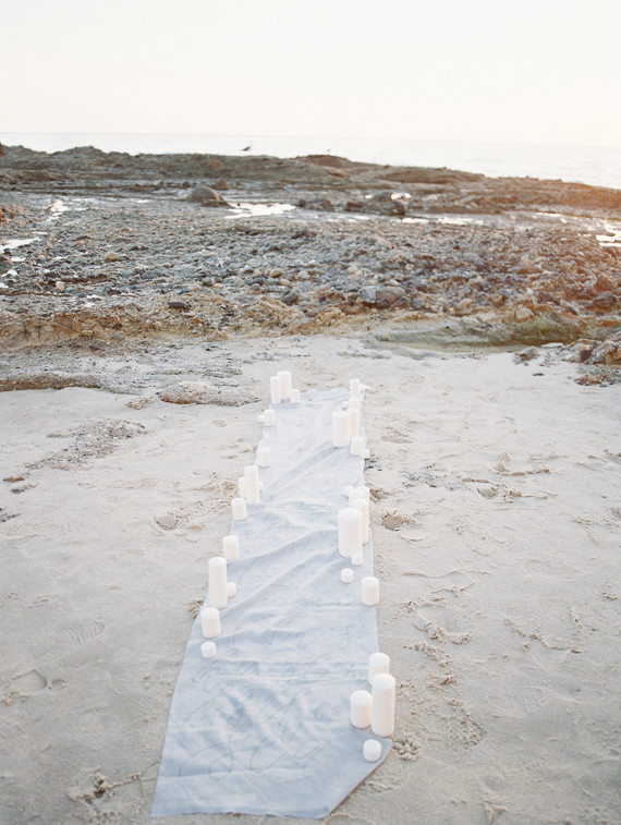 Romantic Coastal Ceremony Inspiration Inspiration