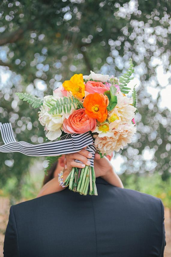 Kate Spade Inspired Wedding Bouquet