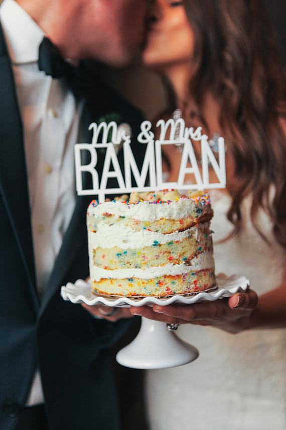 Kate Spade Inspired Wedding Cake