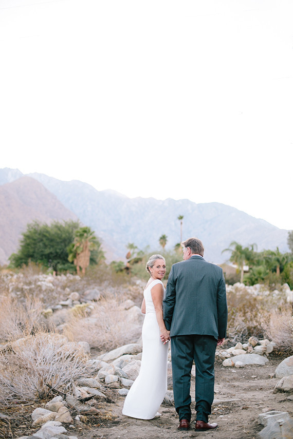 Intimate Desert Chic Palm Springs Wedding Inspiration