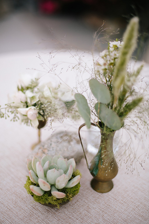 Intimate Desert Chic Palm Springs Wedding Flowers
