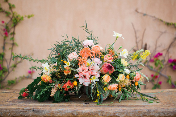 Romantic Mediterranean Wedding Florals Inspiration