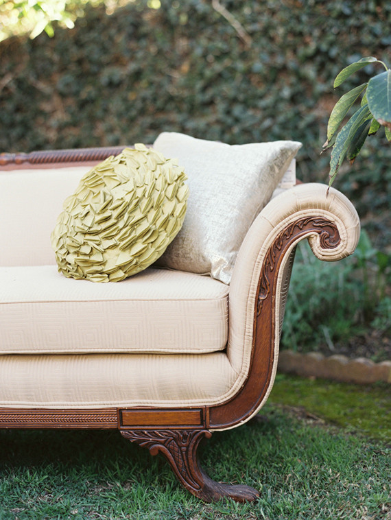 Intimate Outdoor Rehearsal Dinner Lounge Area