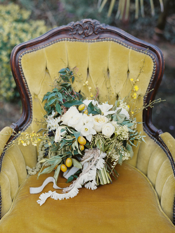 Yellow and green bouquet