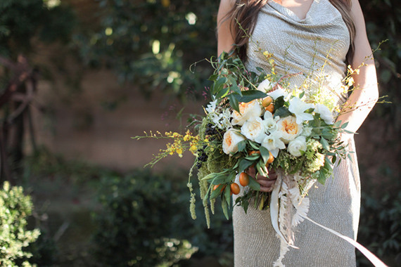 Green and yellow bouquet