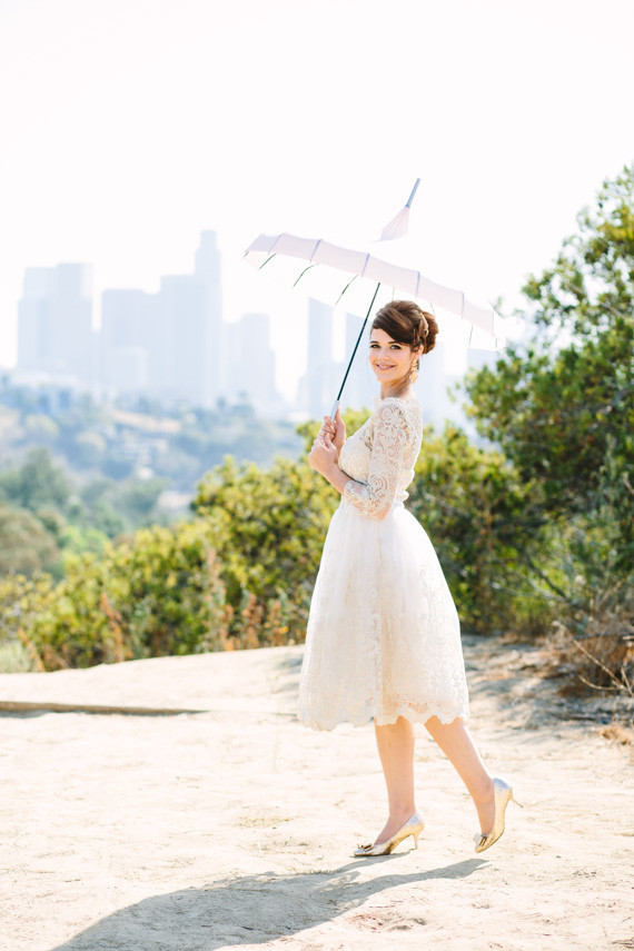 Bride with Umbrella