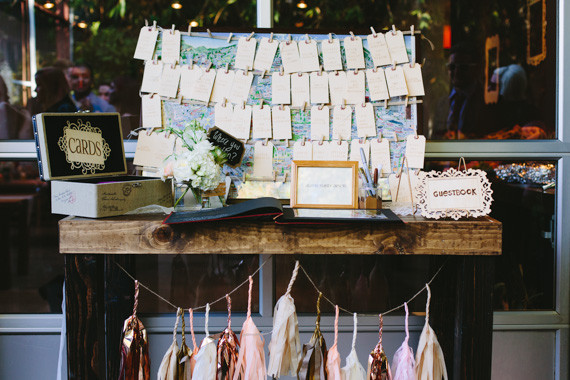 DIY Los Angeles Wedding Gift Table Inspiration