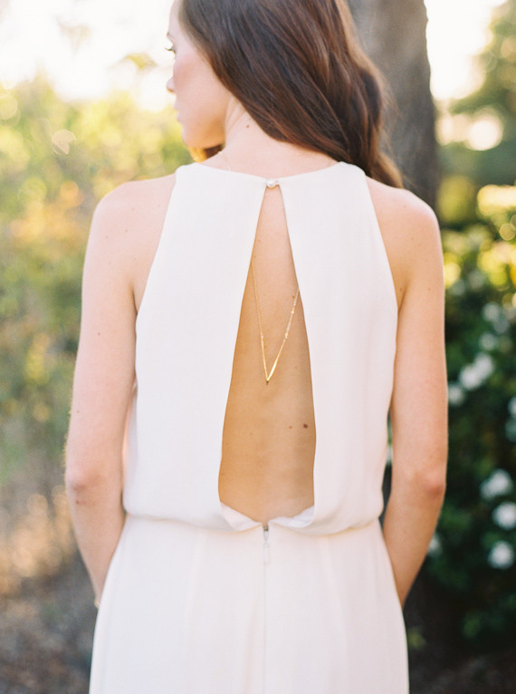 Modern wedding dress