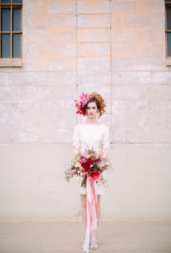 Berry and marsala bouquet