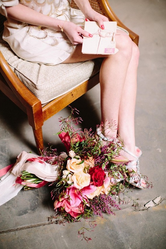 Berry and marsala bouquet