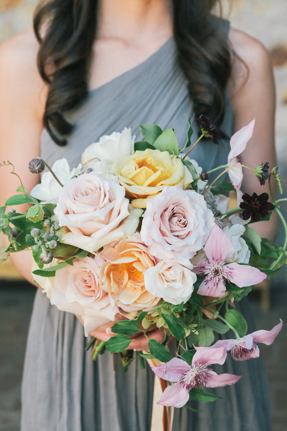 Pastel bridesmaid bouquet