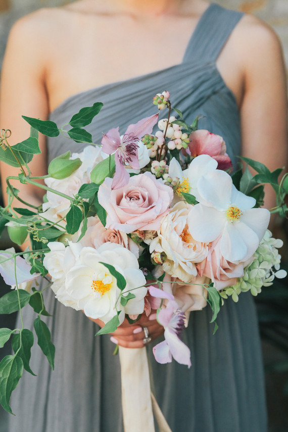Pastel bridesmaid bouquet
