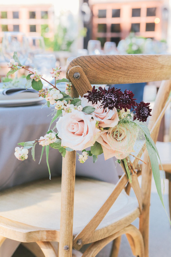Chair garland
