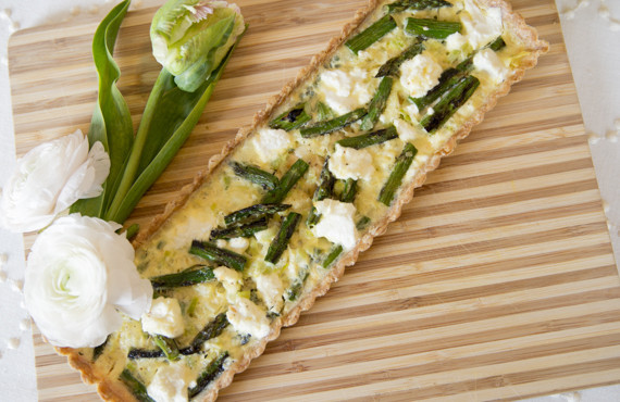 Asparagus tart