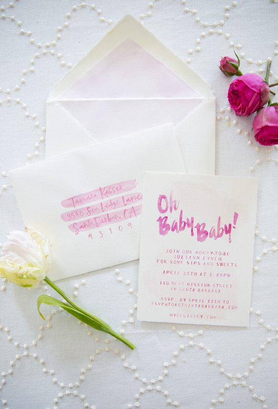 baby shower invites by Joya Rose