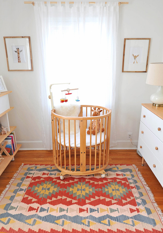 Midcentury Girl's Nursery Design Wedding Inspiration