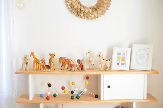 Midcentury Girl's Nursery Design Wedding Inspiration