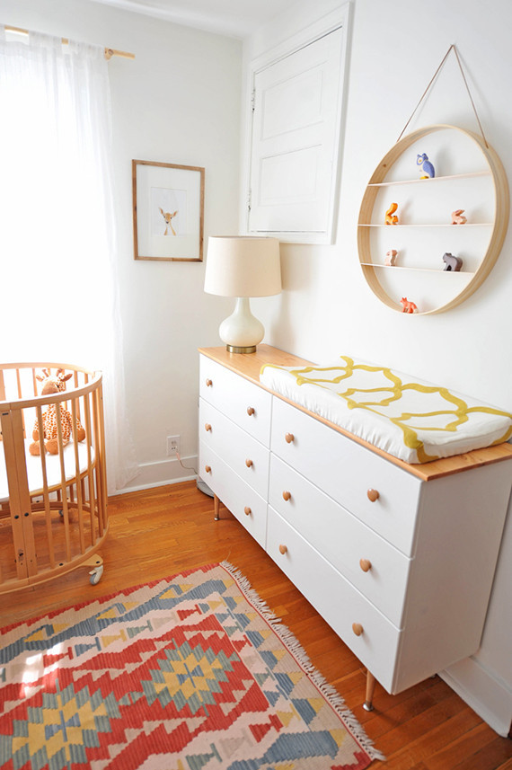 Midcentury Girl's Nursery Design Wedding Inspiration