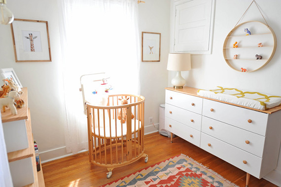 Midcentury Girl's Nursery Design Wedding Inspiration