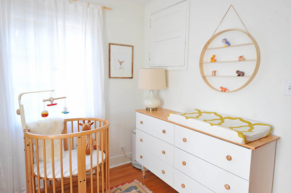 Midcentury Girl's Nursery Design Wedding Inspiration