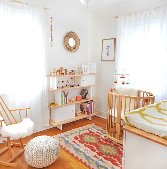 Midcentury Girl's Nursery Design Wedding Inspiration