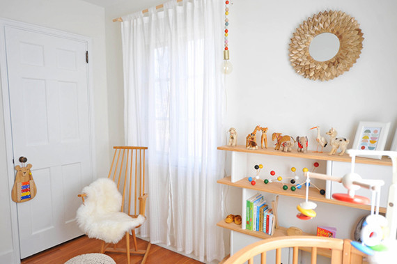 Midcentury Girl's Nursery Design Wedding Inspiration