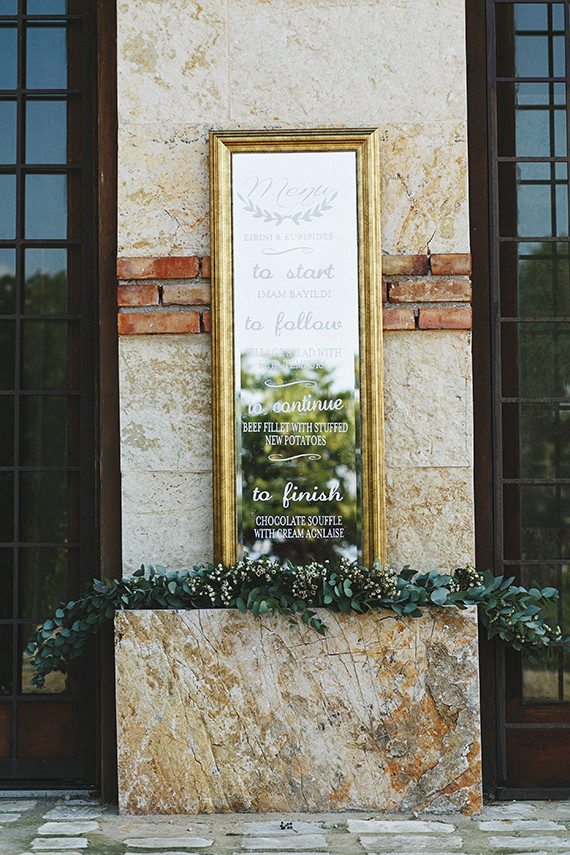 Mirror menu Inspiration