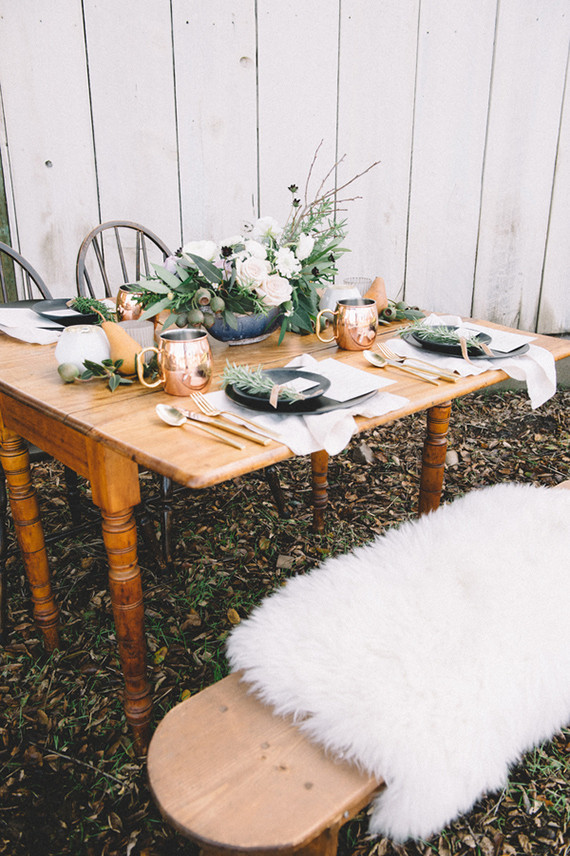 Kinfolk inspired tablescape Inspiration