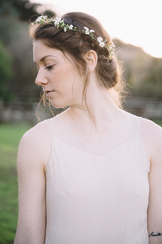 Delicate flower crown