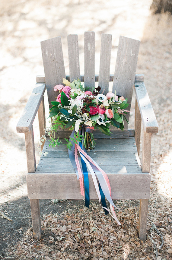 Colorful rustic bouquet