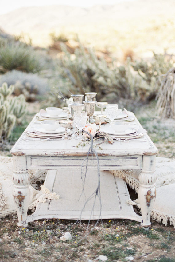 Pastel dessert wedding tablescape