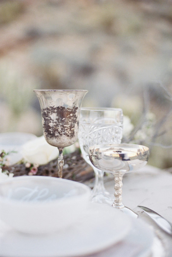 Silver glassware
