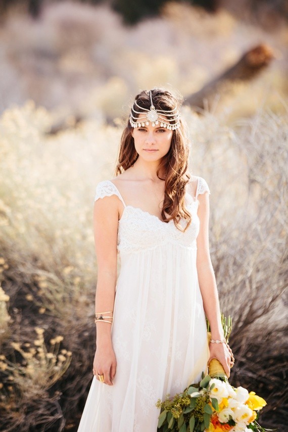 Desert bride headpiece