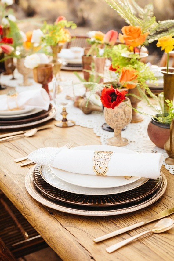 Bohemian desert table scape