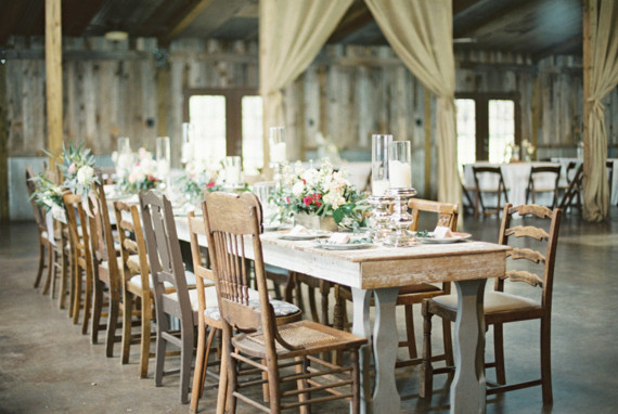 Barn chic tablescape