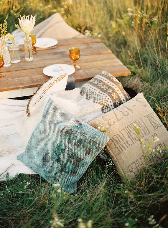 Bohemian throw pillows