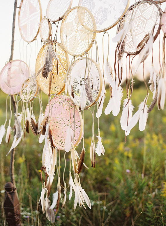 Dreamcatcher vintage lace backdrop Inspiration