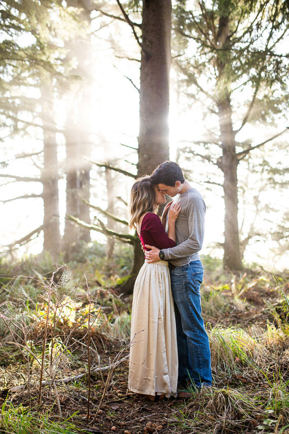 Oregon forest engagement photo