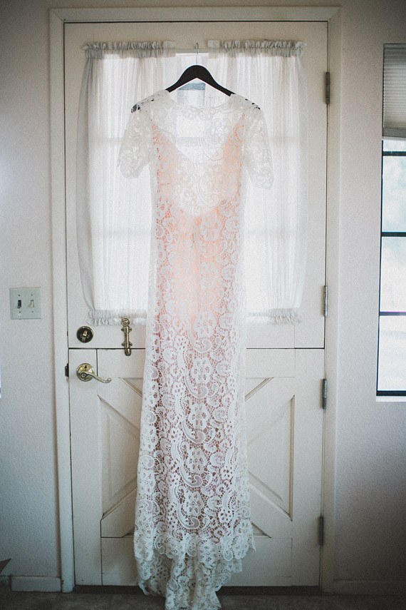 Lace wedding dress